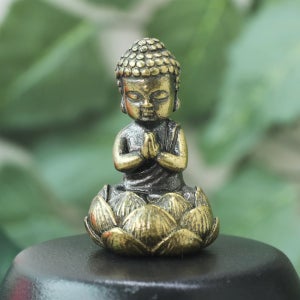 불상 금속 연꽃 부처님 미니 액막이 행운 불교굿즈 불교박람회