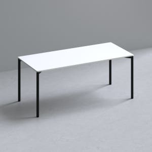 209애비뉴 제로데스크 에보 책상 1800x800mm, 화이트+블랙
