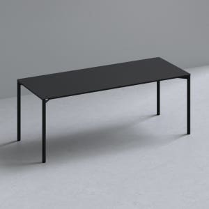 209애비뉴 제로데스크 에보 2000x800mm, 블랙+블랙