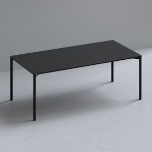 209애비뉴 제로데스크 에보 2000x1000mm, 블랙+블랙