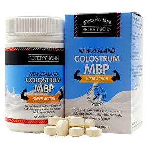 피터앤존 뉴질랜드 초유단백질 콜로스트럼 MBP 120 츄어블 타블텟 120정, 5개
