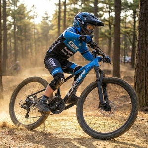 오투휠스 O2W X7 61cm(24인치) 유압식 브레이크 시마노 21단 초등학생 주니어 어린이 입문용 산악 알루미늄 MTB 자전거 블루 미조립 배송