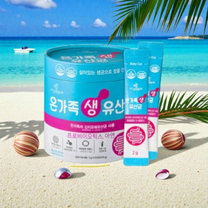 <b>비타할로</b> 온가족 생 유산균, 200g, 1개