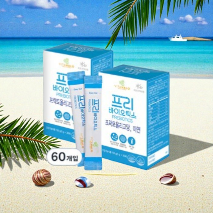 <b>비타할로</b> 프리바이오틱스, 5g, 60개