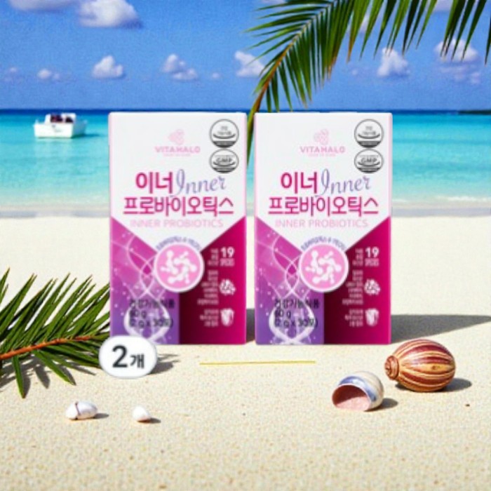 <b>비타할로</b> 이너 프로바이오틱스, 60g, 2개