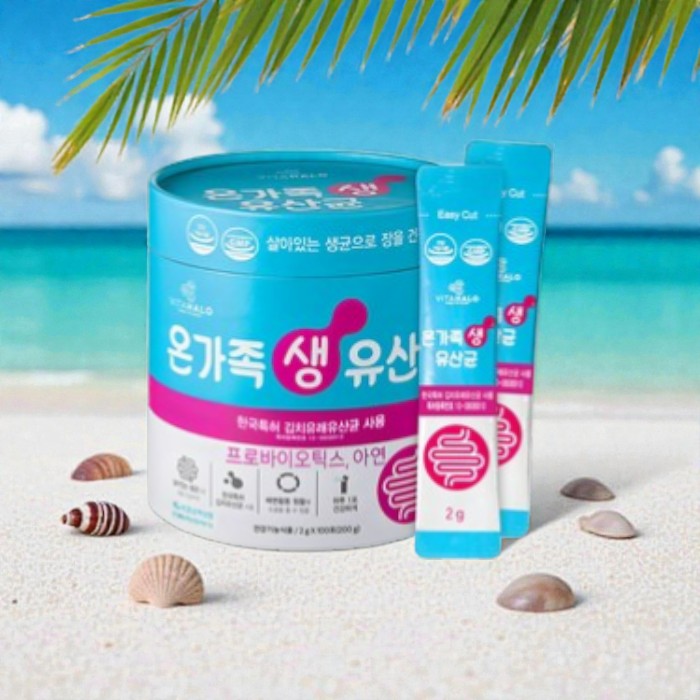 <b>비타할로</b> 온가족 생 유산균, 200g, 1개