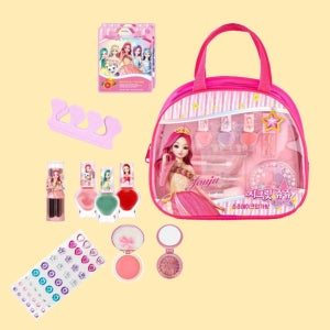 시크릿쥬쥬 메이크업 가방 어린이 매니큐어 마스크팩 화장 놀이 장난감
