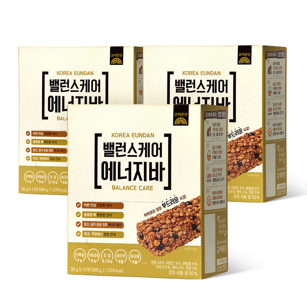 고려은단 밸런스케어 에너지바