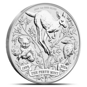 2024 호주 퍼스민트 125주년 기념 1oz 실버코인