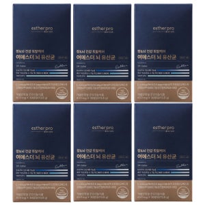 에스더포뮬러 여에스더 뇌 유산균 450mg 30캡슐 6개