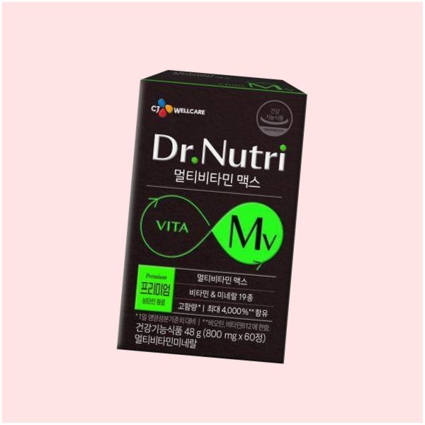 <b>씨제이웰케어</b> CJ닥터뉴트리 멀티 <b>비타민</b> 맥스 60정 (2개월분) 4210581