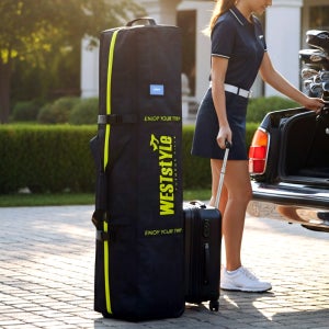 웨스트스타일 골프 항공백 바퀴형 프리미엄 경량 여행 캐디백 항공커버 GLIDE PRO