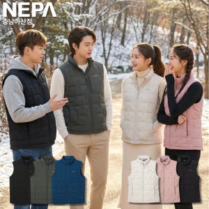 네파 조끼 패딩 남성 여성 간절기 아웃도어 무봉제 보온 경량 활동복 일상복 구스조끼