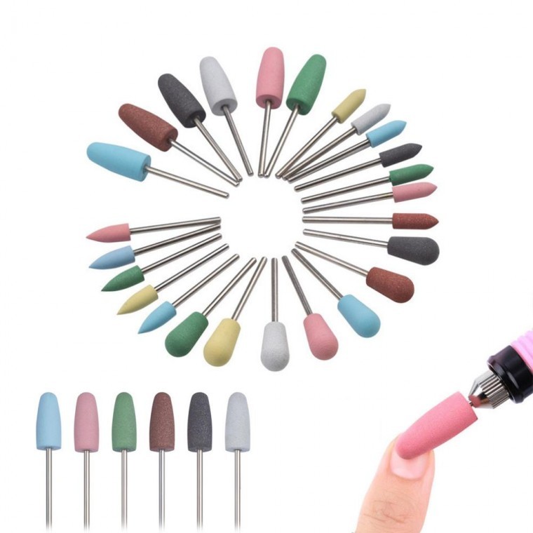 <b>이지</b>컨사인 네일아트 <b>손발톱</b> 정리 마무리 실리콘 비트 세트 13종