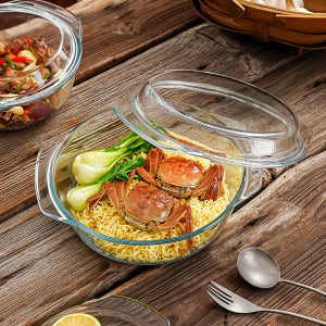 오븐 전자레인지 계란찜 찜기 내열 유리용기 4size