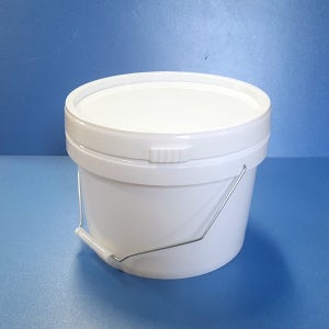 7L백색 바케스 원형벌크통 7L, 통만구매 10개, 10개