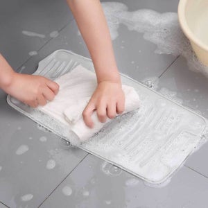 휴대용빨래판 작은빨래판 접이식 실리콘 빨래판