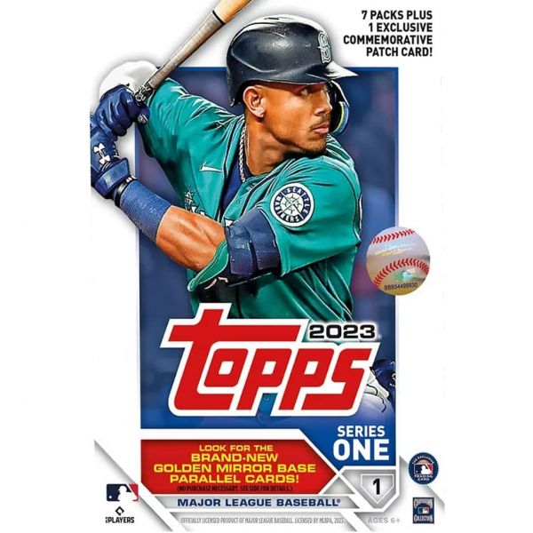 MLB 카드 야구 스포츠 수집품 2023 탑스 시리즈 1 밸류 박스