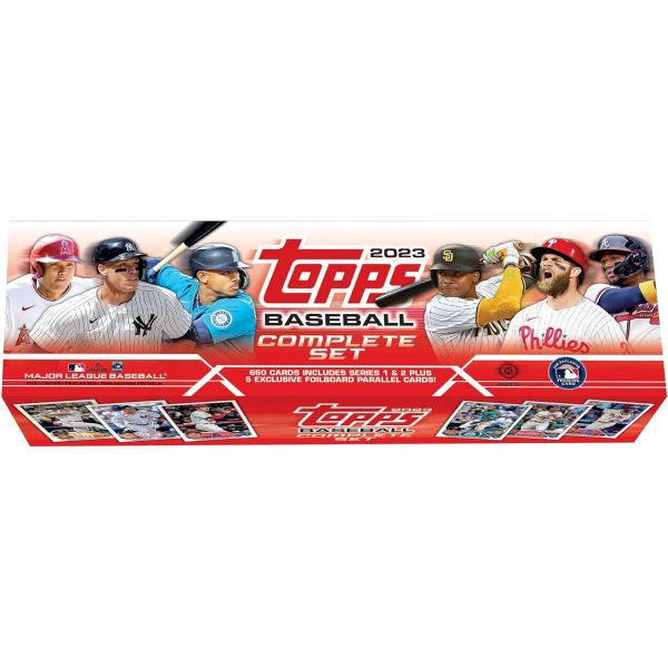 MLB 카드 수집품 스포츠 2023 탑스 야구 공장 봉인 취미 완성 세트 -
