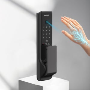 코콤 정맥 인식 손바닥 무타공 도어락 KDL-KF8900V 디지털 푸시풀 현관문 카드 번호