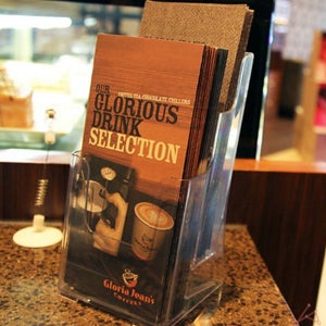 데스크용 2단 카탈로그 꽂이 투명 리플렛 꽂이 아크릴 매장용