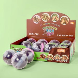 왁뿌 두바이 쫀득볼 말랑이 스트레스 해소 장난감 12개입 세트