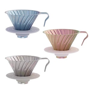 하리오 V60 티타늄 드리퍼 캠핑용 커피 핸드드립 01호, 02호