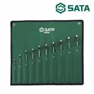 사타 SATA X빔 기어렌치 세트 10PCS 08016 스패너 기어랜찌