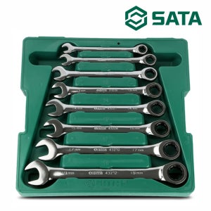 사타 SATA 기어렌치 세트 8PCS 08008 스패너 기어랜찌