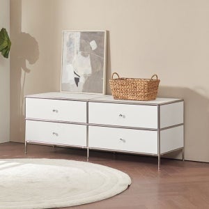 NC 모듈 2단 낮은 서랍장 1400 4colors