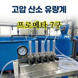 [프로메타] 7구 대양 DY112시리즈 플로우미터 유량계 고압산소 액화 고압분지 양어장