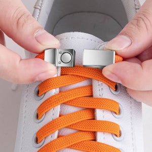 매듭없는 신발끈 메탈 마그네틱 자석 버클 무매듭 운동화끈 세트