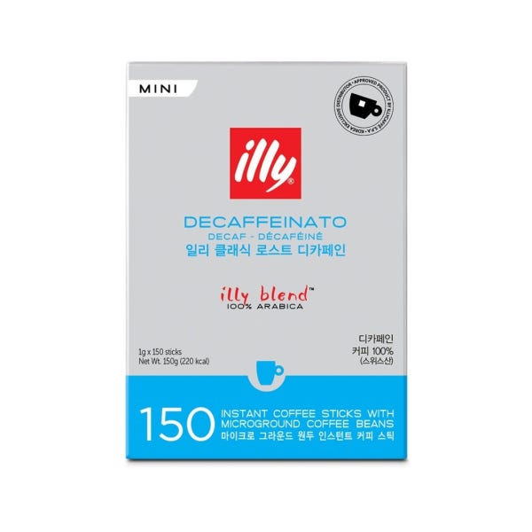일리 디카페인 미니 커피스틱 1g x 150개 코스트코 인스턴트 커피