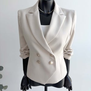 [국내생산] 금장 더블단추 슬림핏 정장자켓 26S