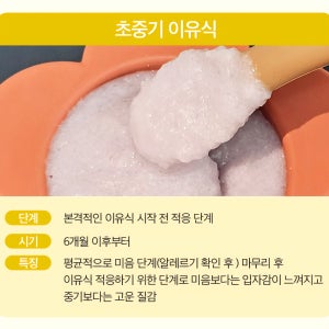 초중기 이유식 260ml (식단은 공지사항에서 확인 필수)