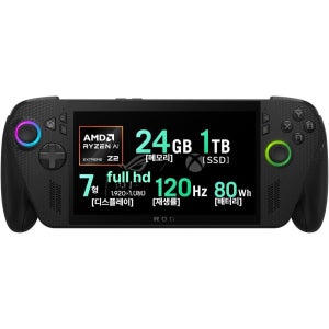 아수스 ASUS ROG Ally X RC73XA-Z2E24G1T 1TB 7인치 디스플레이