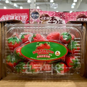 코스트코 스퀴즈팝 스트로베리 구미 576g 32개입 딸기젤리 과즙젤리 간식