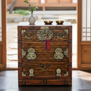 가온공방 원목 복 반닫이 600 제기함 목기함 전통 고가구 보관함