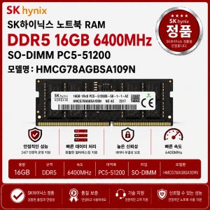 SK하이닉스 DDR5 노트북 RAM 16GB 6400 PC5 51200