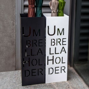레터링 우산꽂이 엄브렐러 가정용 업소용 우산 정리 수납 보관 병원 사무실 카페 현관 철제