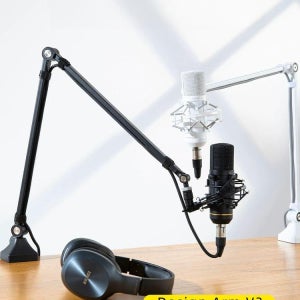 탁상용 마이크암 거치대 마이크거치대 암 콘덴서 스탠드 마이크스탠드 마이크 블랙 기본형 판매