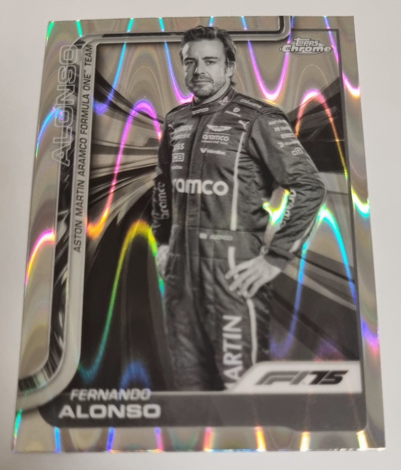 2025 F1 알론소 레이웨이브 카드 TOPPS CHROME 카드 탑스 크롬