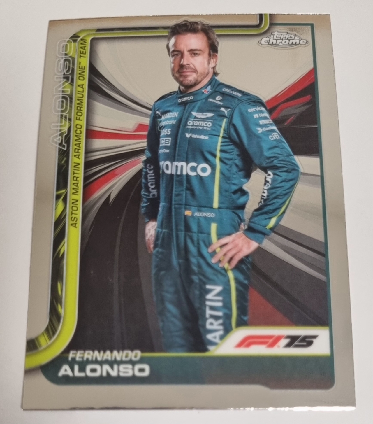 2025 F1 알론소 카드 TOPPS CHROME 카드 탑스 크롬