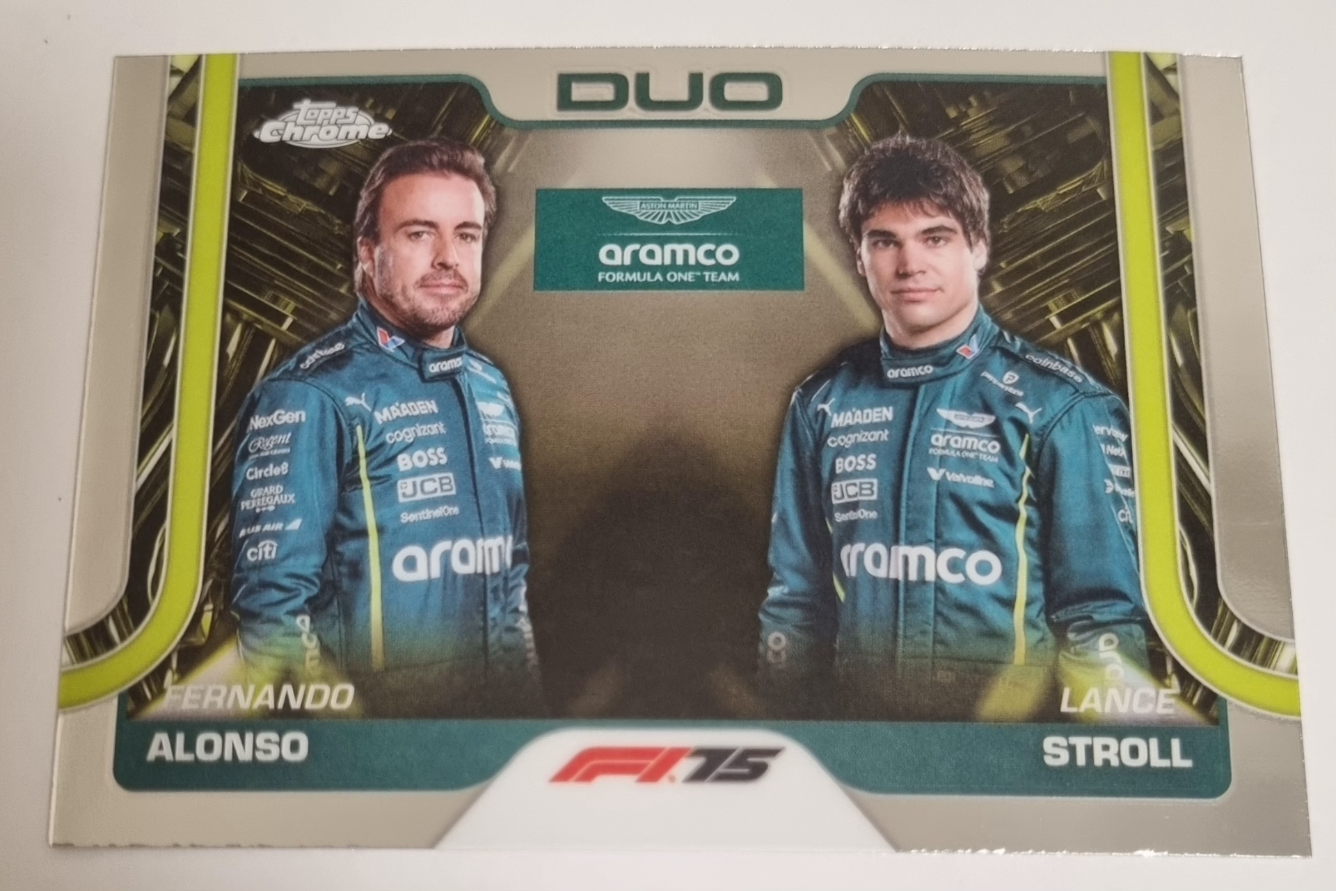 2025 F1 알론소 스트롤 카드 TOPPS CHROME 카드 탑스 크롬