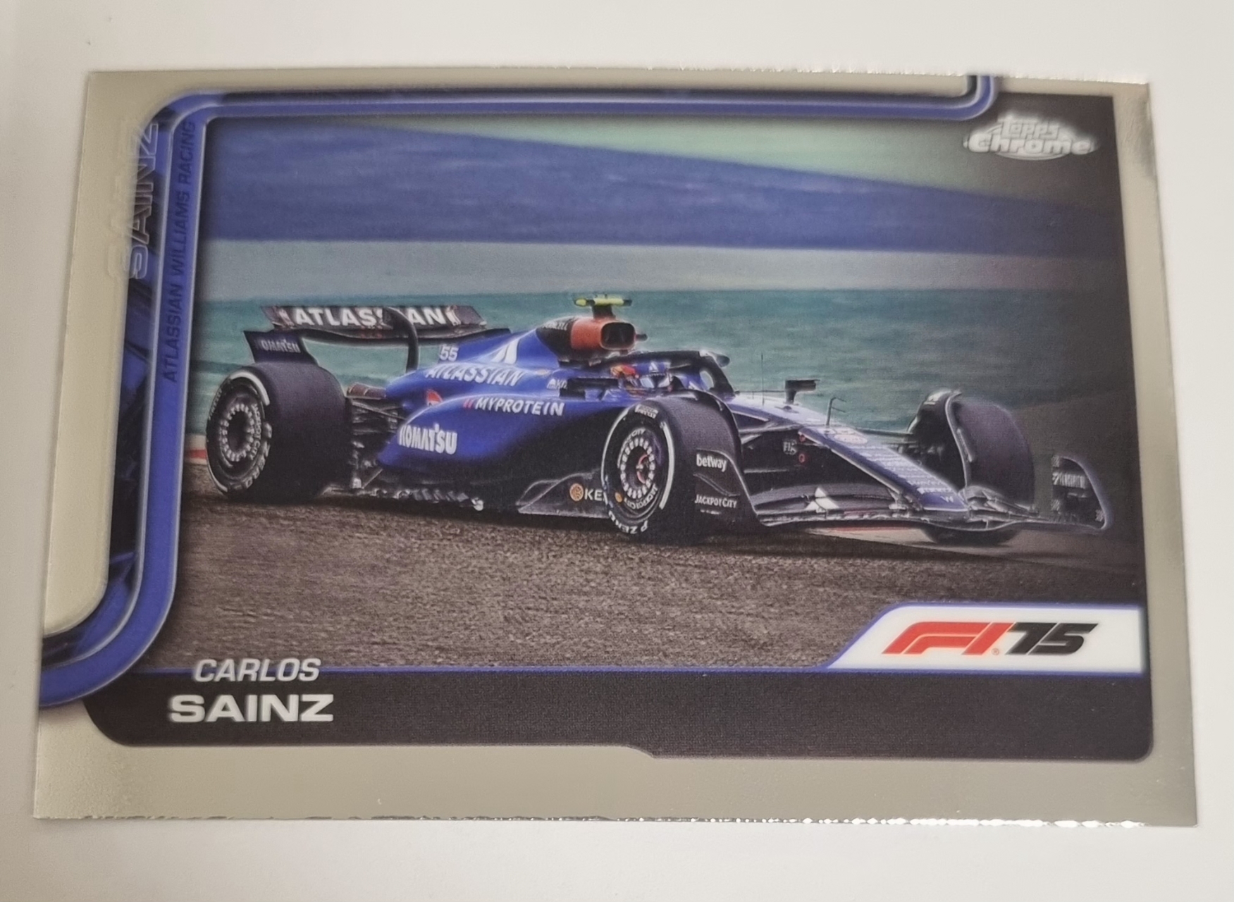 2025 F1 사인츠 카드 TOPPS CHROME 카드 탑스 크롬