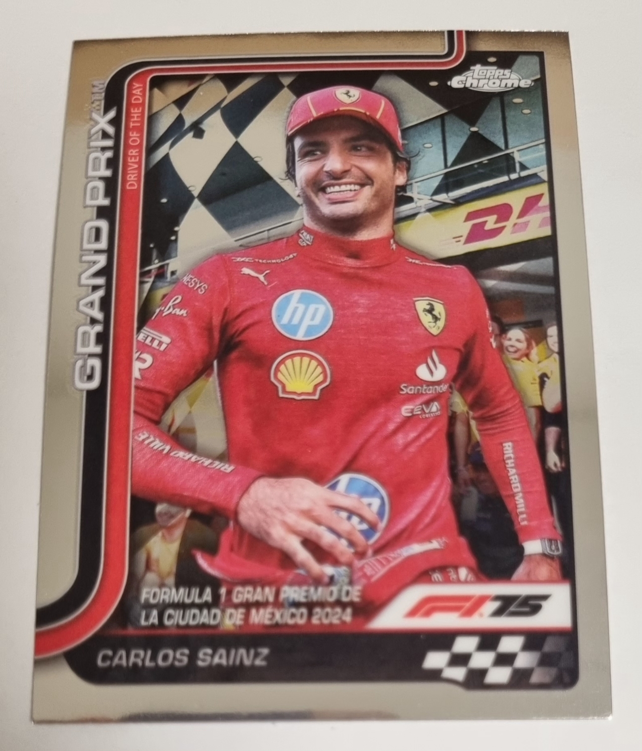 2025 F1 카를로스 사인츠 카드 TOPPS CHROME 카드 탑스 크롬