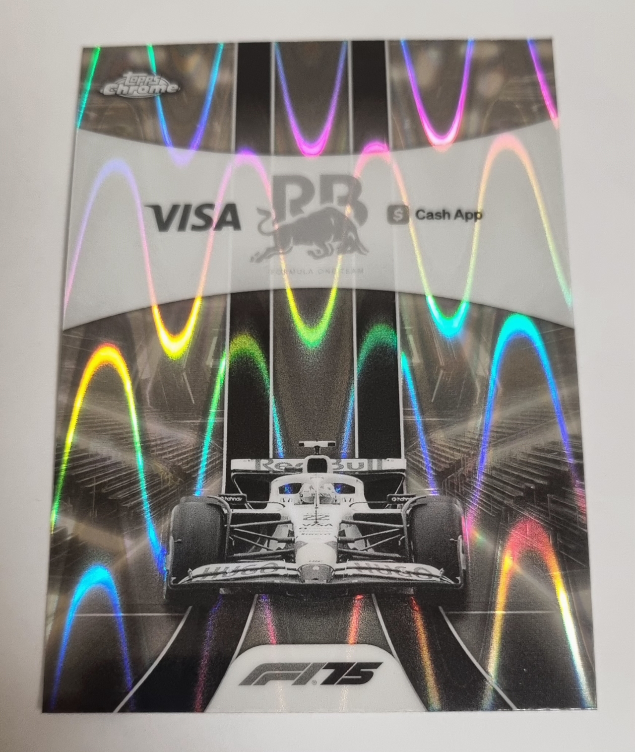 2025 F1 레이싱불스 팀 로고 레이웨이브 카드 TOPPS CHROME 카드 탑스 크롬