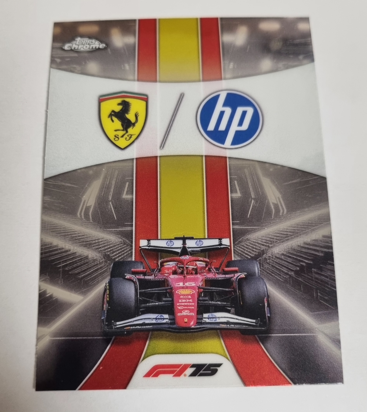 2025 F1 페라리 팀 로고 카드 TOPPS CHROME 카드 탑스 크롬