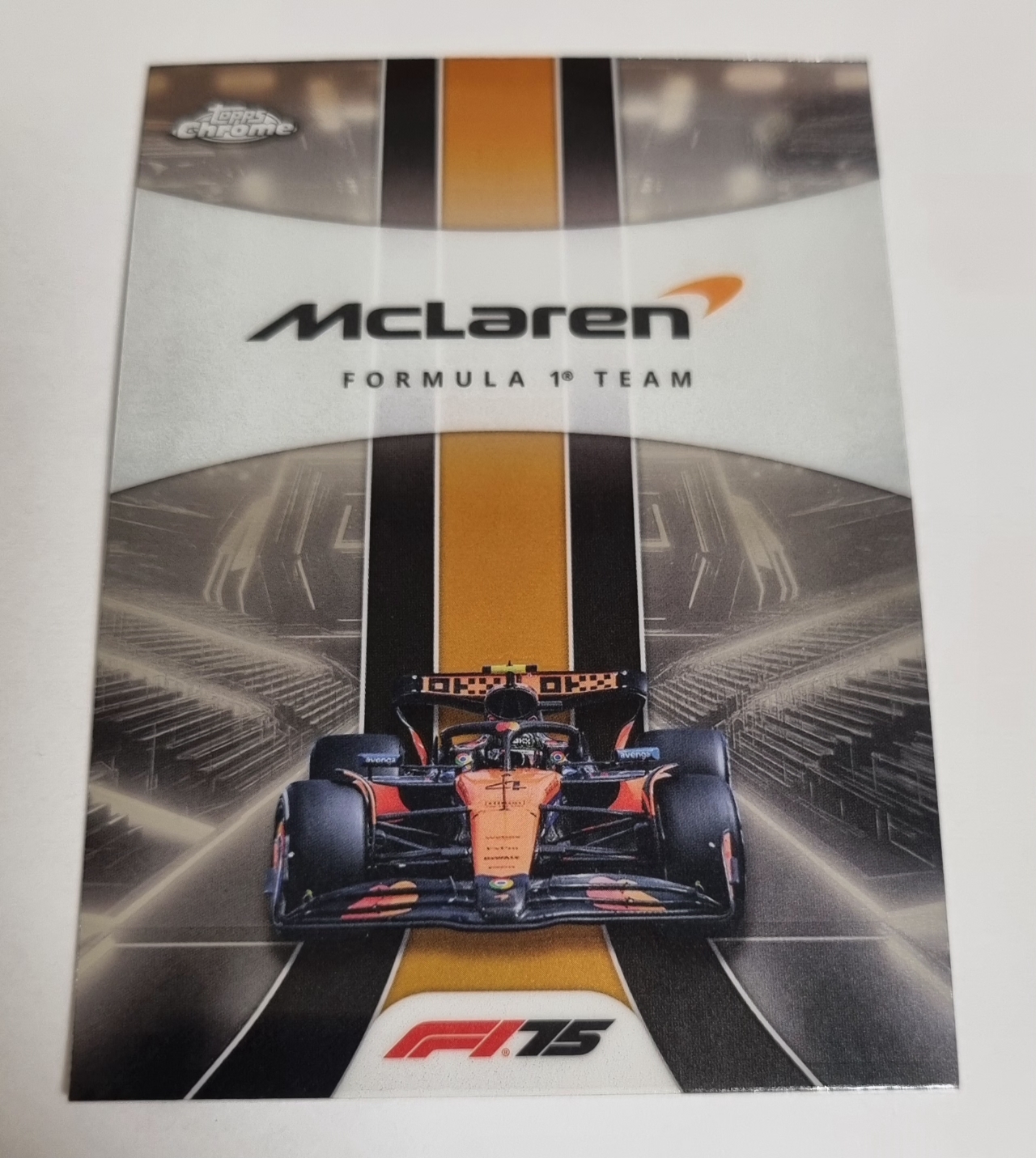 2025 F1 멕라렌 팀 로고 카드 TOPPS CHROME 카드 탑스 크롬