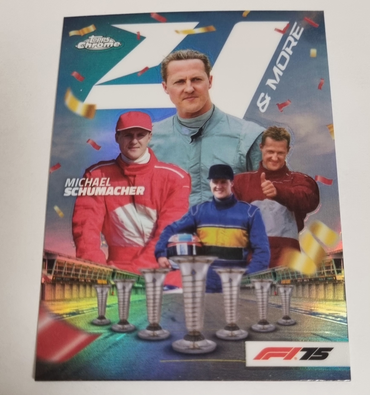 2025 F1 미하엘 슈마허 인서트 카드 TOPPS CHROME 카드 탑스 크롬